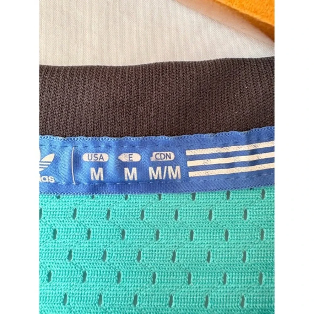Vancouver Grizzlies Mike Bibby 10 Adidas Hardwood‎ Classics Jersey Medium Teal
